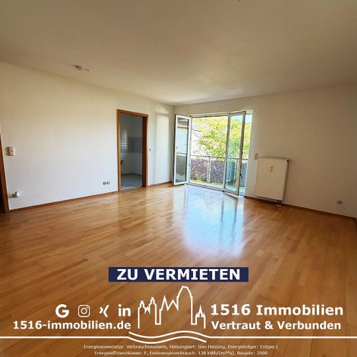Helle 2-Zimmer-Wohnung mit zwei Balkonen und Tiefgaragenstellplatz in Eichstätt – Wohnen