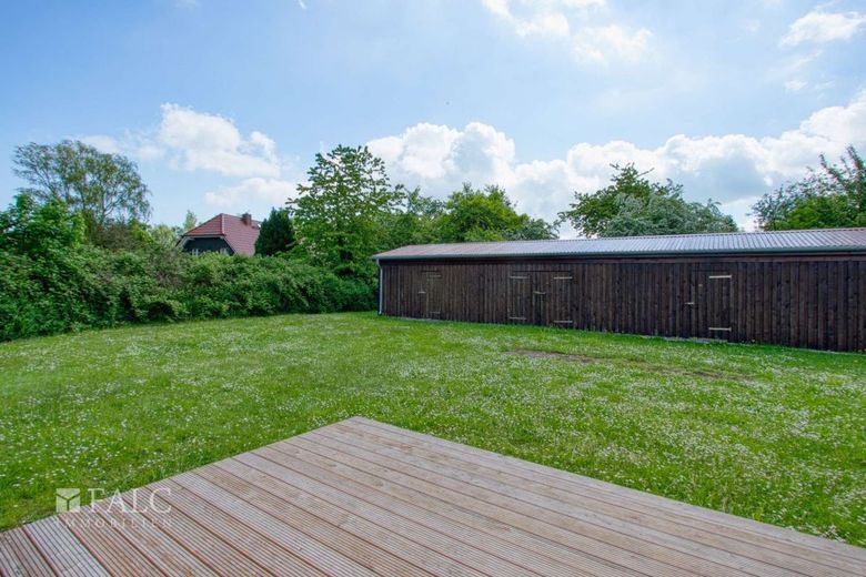 Ostseenah wohnen oder vermieten - gepflegte Eigentumswohnung mit Terrasse – Blick von der Terrasse