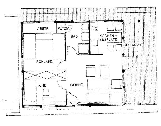 Attenzione: riduzione del prezzo prima di affidare l’immobile a un agente immobiliare! Casa vacanze in posizione elevata e boscosa – Grundriss