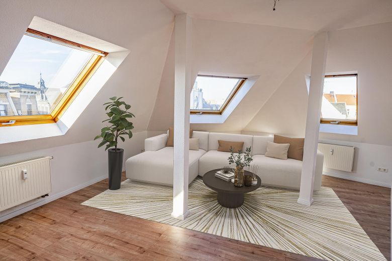 Wohnen (beispielhaft möbliert)