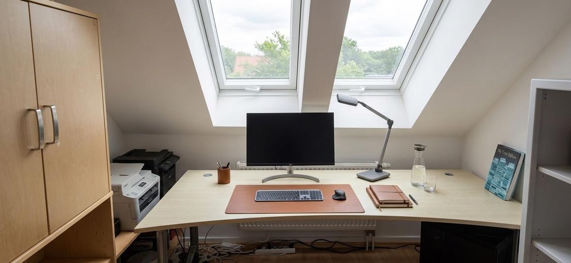 List with a view of the Eilenriede – Arbeitszimmer 1