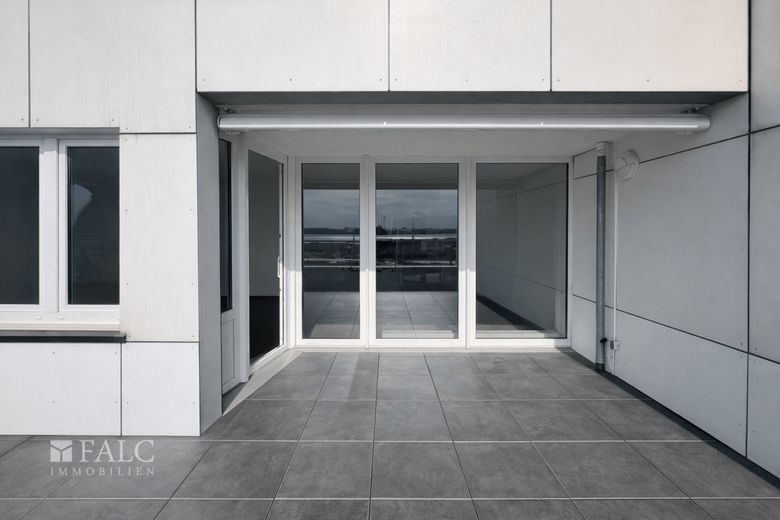 Top Lage direkt an der Weser - Penthouse-Feeling zum verlieben! – Ausgang Terasse zum Balkon