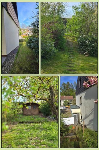 Haus mit großem Garten in ruhiger Lage von Kulmbach – Garten