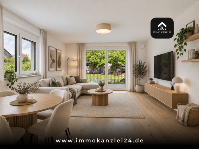 Appenweier - Urloffen: Moderno appartamento di 3 locali in nuova costruzione con balcone al piano terra! – Foto 1