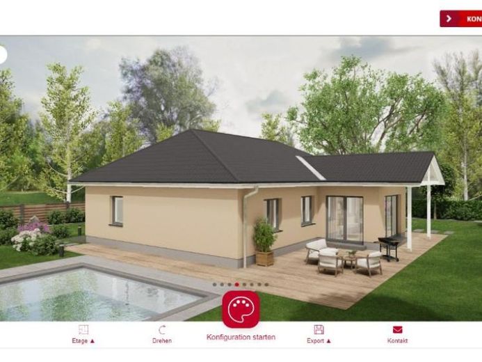 Massivhaus B760 mit Erker mit PV schlüsselfertig Festpreisgarantie – Foto 1