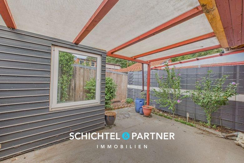Oslebshausen | Renovierungsbedürftiges Reihenhaus mit Garten- und Hoffläche – S&amp;P | Terrasse