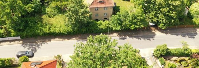 Spokojnie położona działka budowlana w Friedewald koło Radebeul