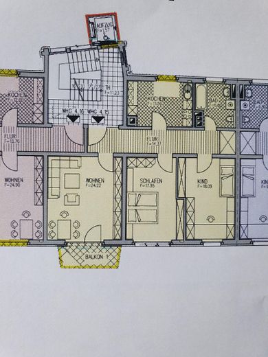 Drei-Zimmer-Wohnung in zentraler Lage von Freiburg-Haslach - RESERVIERT! – Grundriss