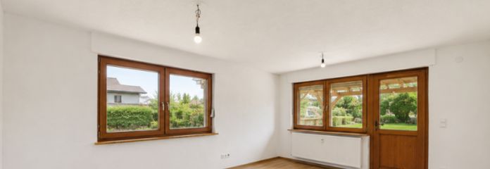 Attraktive Erdgeschosswohnung in Zweifamilienhaus mit Gartenanteil