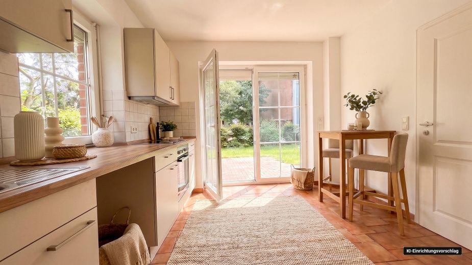 Familienfreundlich wohnen in Egestorf – freistehendes Einfamilienhaus mit Südterrasse – Küche
