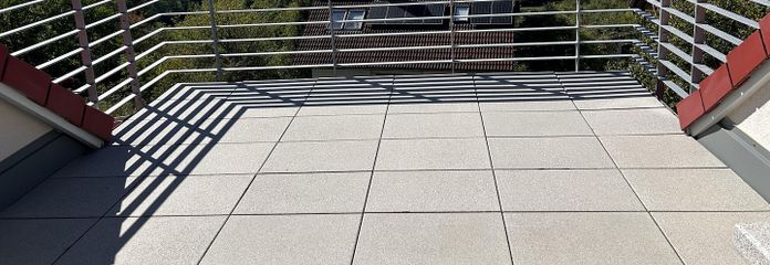 Vivir con vistas al Schönbuch en Pliezhausen-Rübgarten – Ausblick von der Dachterasse