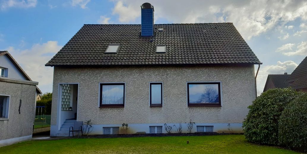 Haus von hinten