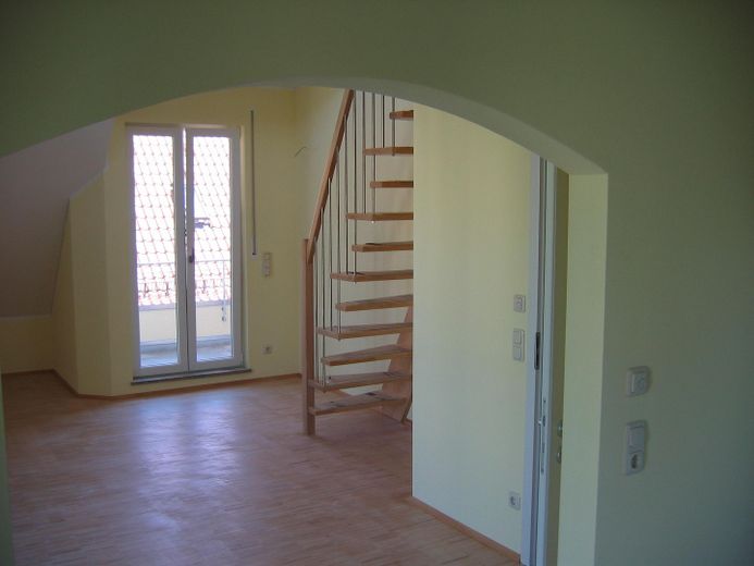 Wohnzimmer / Galerietreppe