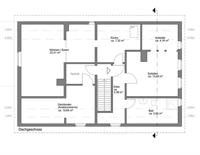 Planungsskizze DG