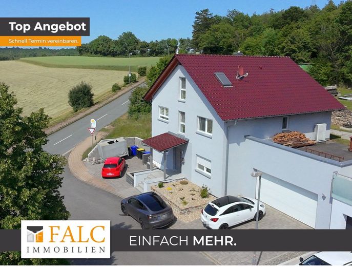 "Wohnen mit Weitblick: Einfamilienhaus mit großem Garten in traumhafter Lage" - FALC Immobilien HN – Titelbild
