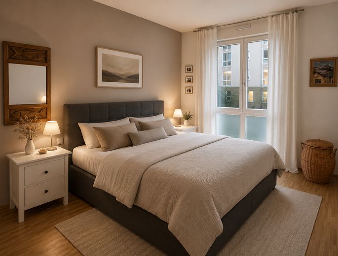 Тихе життя біля Шпрее. У самому центрі Берліна. – Schlafzimmer 1