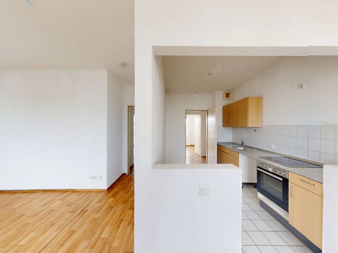 ** Helle 4-Zi.-Whg. mit BALKON und EBK in Rahlstedt ** – Ansicht III: Wohn- und Esszim…