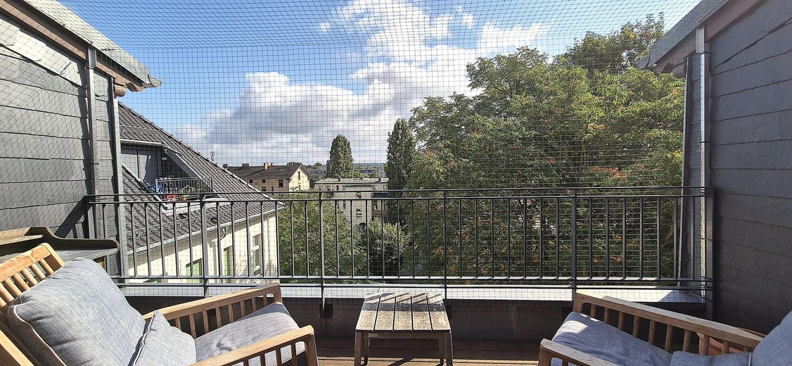 Potsdam'un kalbinde çatı katı dairesi - 136qm, aydınlık, ferah, ayrıcalıklı manzaralı – Terrasse