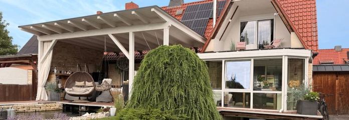 Ankommen, wohlfühlen, Zuhause sein - Stilvolles Einfamilienhaus mit traumhaftem Garten.