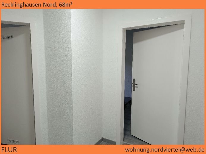 Nordviertel, schöne 68m²-Wohnung im 1.OG, saniert – Flur
