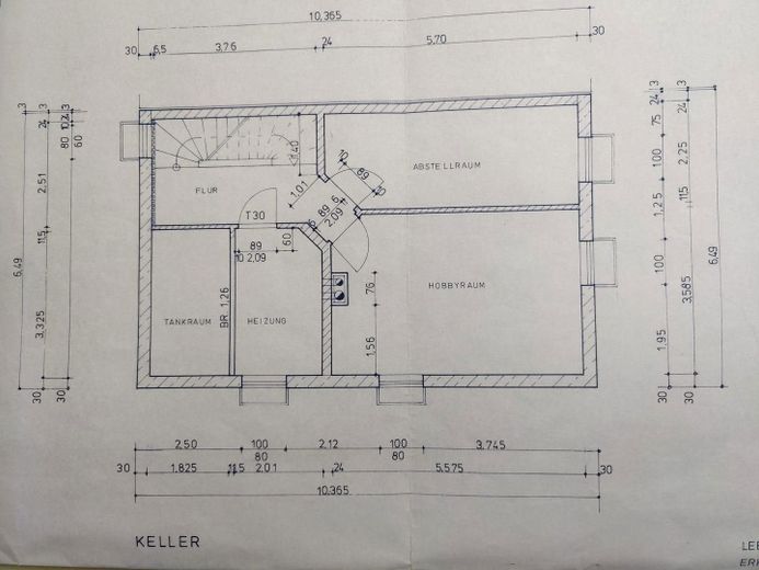 Lageplan Keller