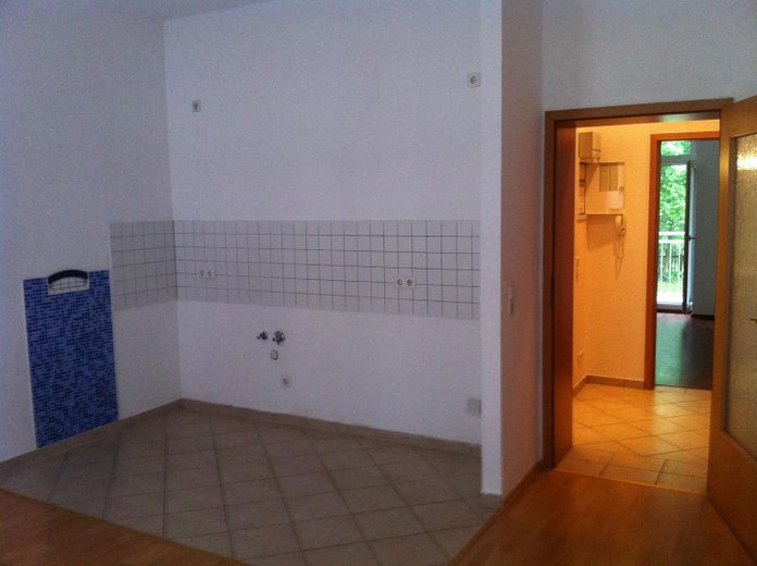 Küchenbereich im Wohnzimmer