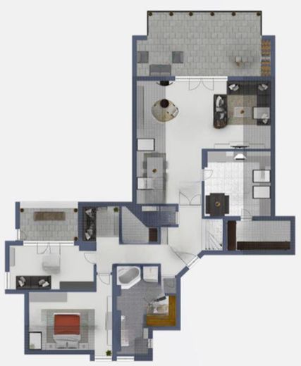 Grundriss untere Ebene