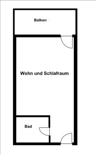Helle 1-Zimmer-Wohnung mit Balkon — vollrenoviert, möbliert — München- Forstenried – Foto 12