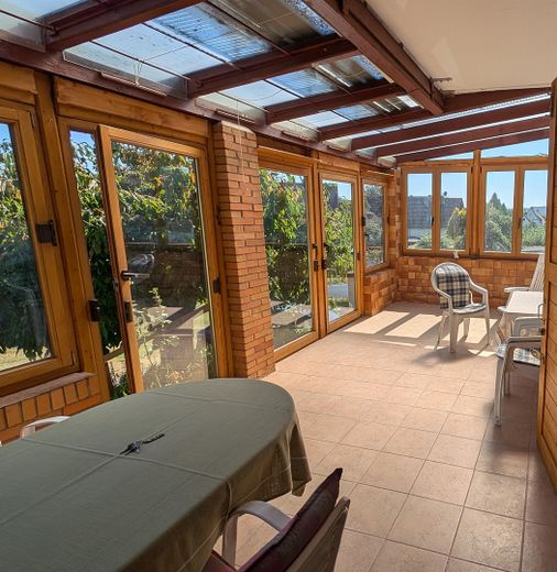 vrijstaand huis op een toplocatie in Bad Münder – Wintergarten Blick nach W/SW