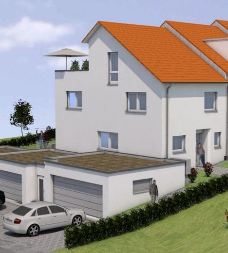 Reihenendhaus in Ellwangen – Außenansicht Nord - Ost