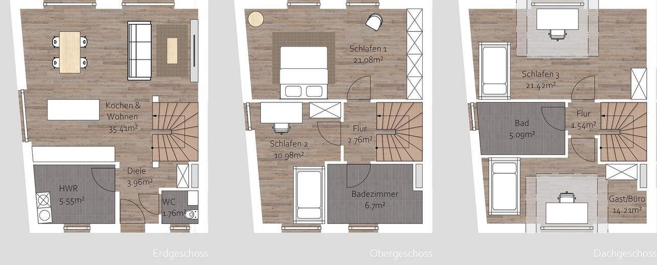 Grundriss des Hauses