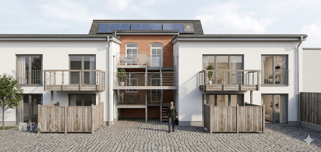 Wohnpark "Altes Brauereigelände Wittenburg" TOP Investment – Rückansicht