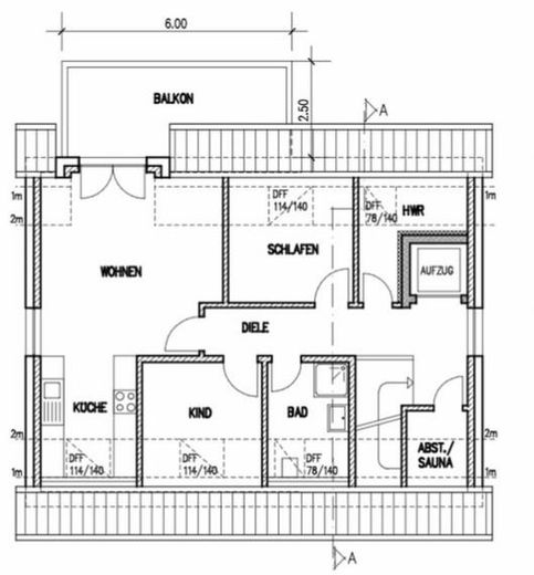 3-Zimmer Dachgeschoßwohnung