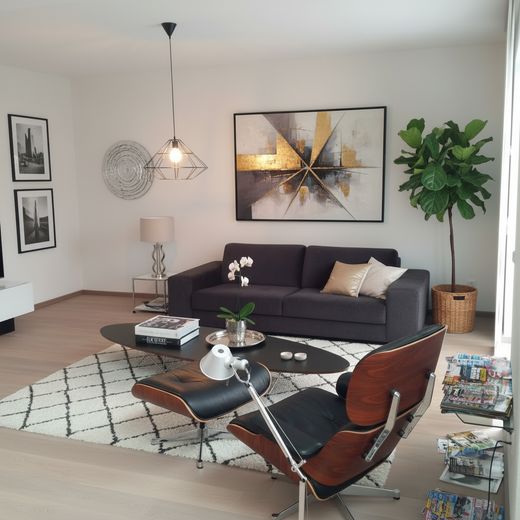 Einfamilienhaus KfW-70, Solarthermie-Anlage, Doppelgarage, ohne Keller provisionsfrei – Wohnzimmer 