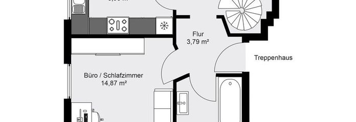 Grundriss 3. Stock