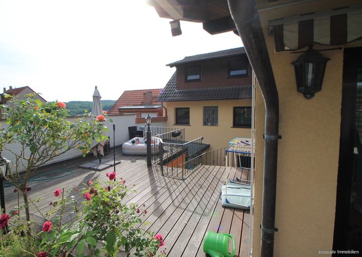 Tolles Zweifamilienhaus direkt am Rodenhofer Naturschutzgebiet – Terrasse 2