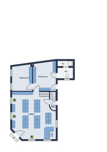 MZ-Hechtsheim: 3 Einheiten unter einem Dach - Wohnen und Gewerbe in attraktiver Lage – Grundriss EG