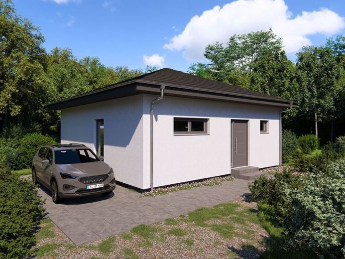 Kleine Bungalows für Singles und kleine Familien. Entfliehen Sie den steigenden Mieten. Bauen Sie mit Okal Ihr eigenes Zuhause. – Foto 1