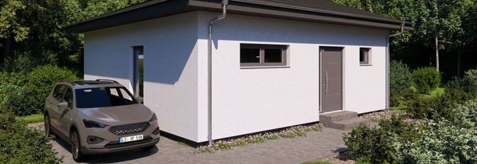 Kleine Bungalows für Singles und kleine Familien. Entfliehen Sie den steigenden Mieten. Bauen Sie mit Okal Ihr eigenes Zuhause.