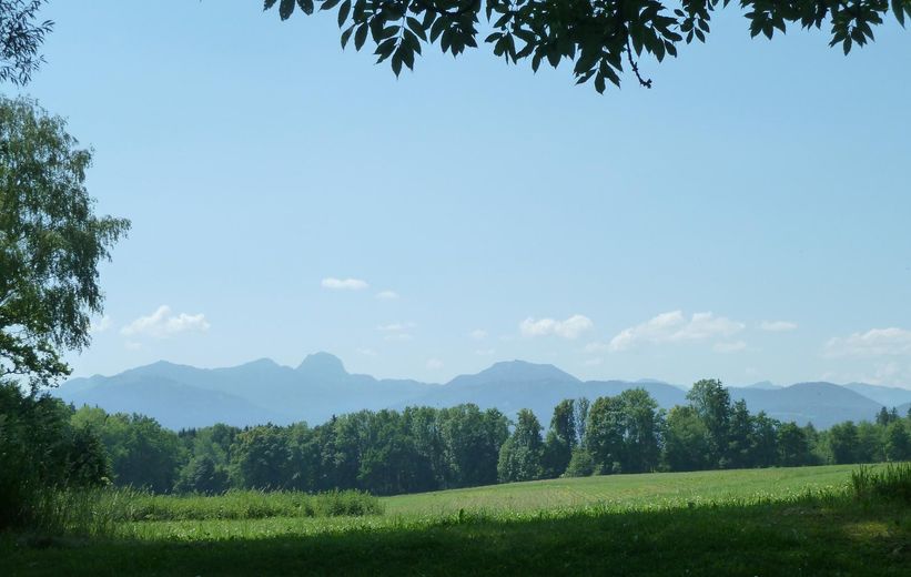 Alpenblick nach Süden