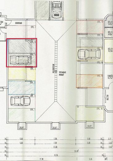senza provvigione, fantastico, luminoso appartamento galeria – Grundriss Tiefgarage