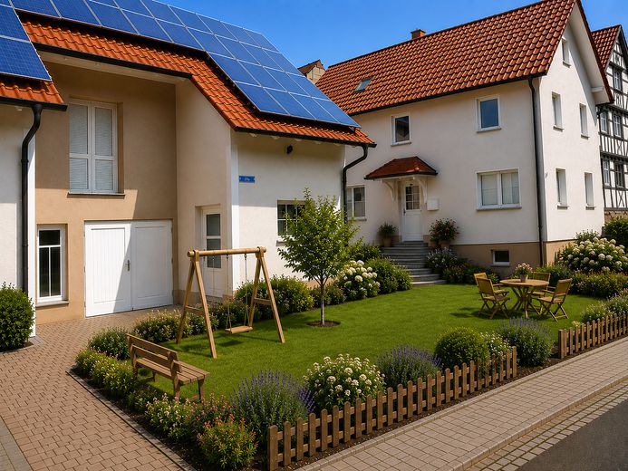 Detached house with development potential (no broker) – Mögl. Garten (KI)