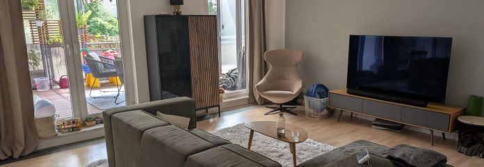 Wohnzimmer - Blick vom Flur