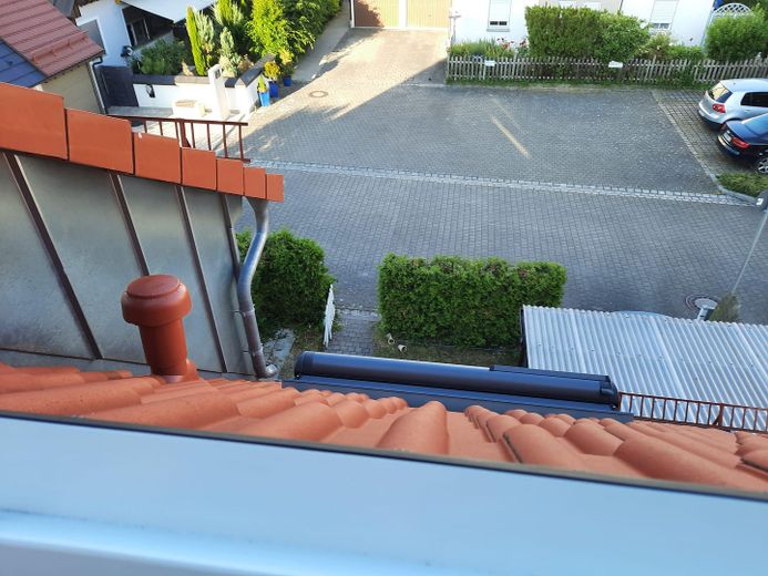 Blick aus dem Dachfenster, 2OG