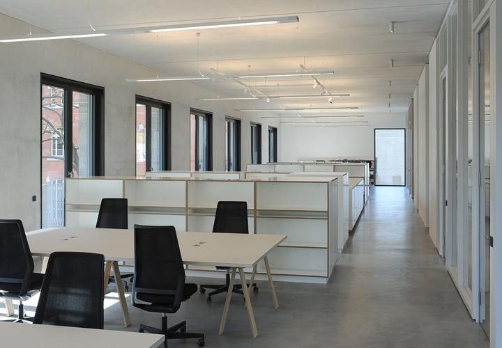 Modernes Coworking-Büro in Berlin-Mitte für 6 bis 12 AP mit natürlicher Kühlung (Natural Cooling) – Blick ins Büro