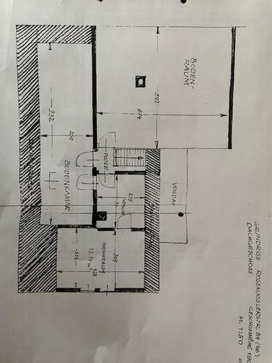 Grande maison individuelle rénovée avec extension atelier à Tharandt près de Dresde – Grundriß DG