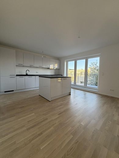 Eerste bewoning nieuwbouw – Exclusieve 4-kamerwoning met westloggia in Kaltenkirchen – Wohnzimmer 