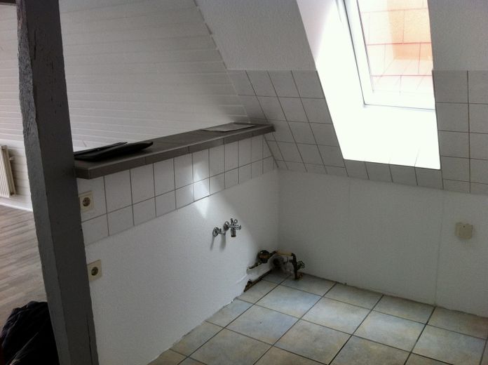 Offene Küche mit Frühstücksthe