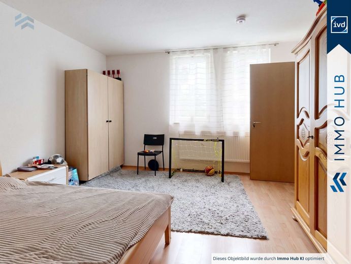 ++ Affascinante appartamento su due livelli locato, nell’edificio sul retro con terrazza di 37 m² ++ – 5491801-pSiK5dt73a8NXfcb5cmMusUN-Schlafzimmer (2).jpg