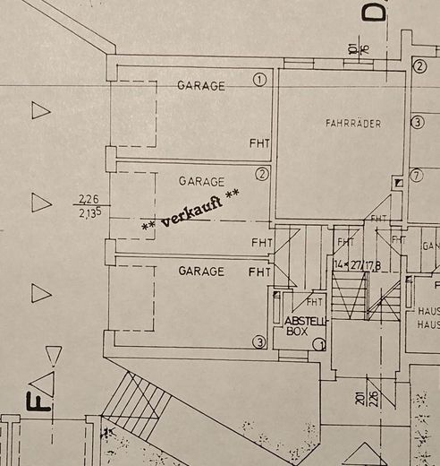 Grundriss Garage